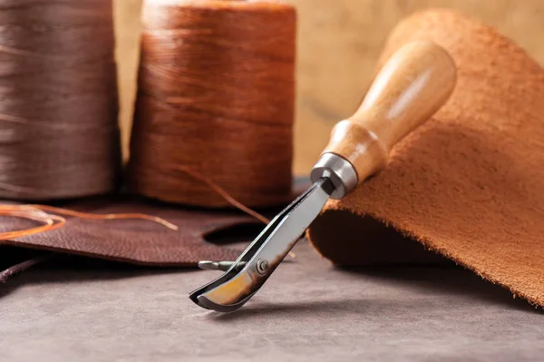 Tools for leather working Stock Photo by ©norgallery 163762910